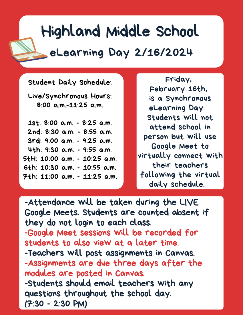 E-learning day info